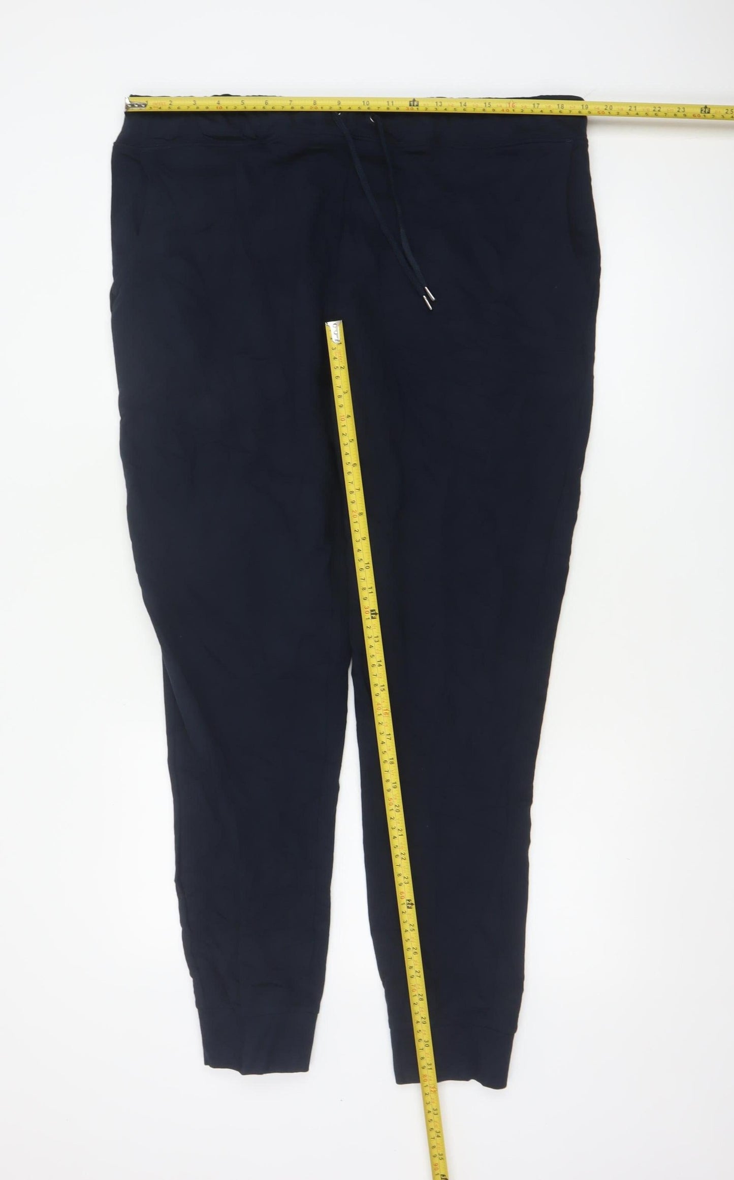 Marks and Spencer Men's Blue XL Jogger Trousers Cotton Blend