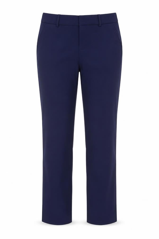 Mexx Women's Blue Slim Fit Chino Trousers Size 8 Regular