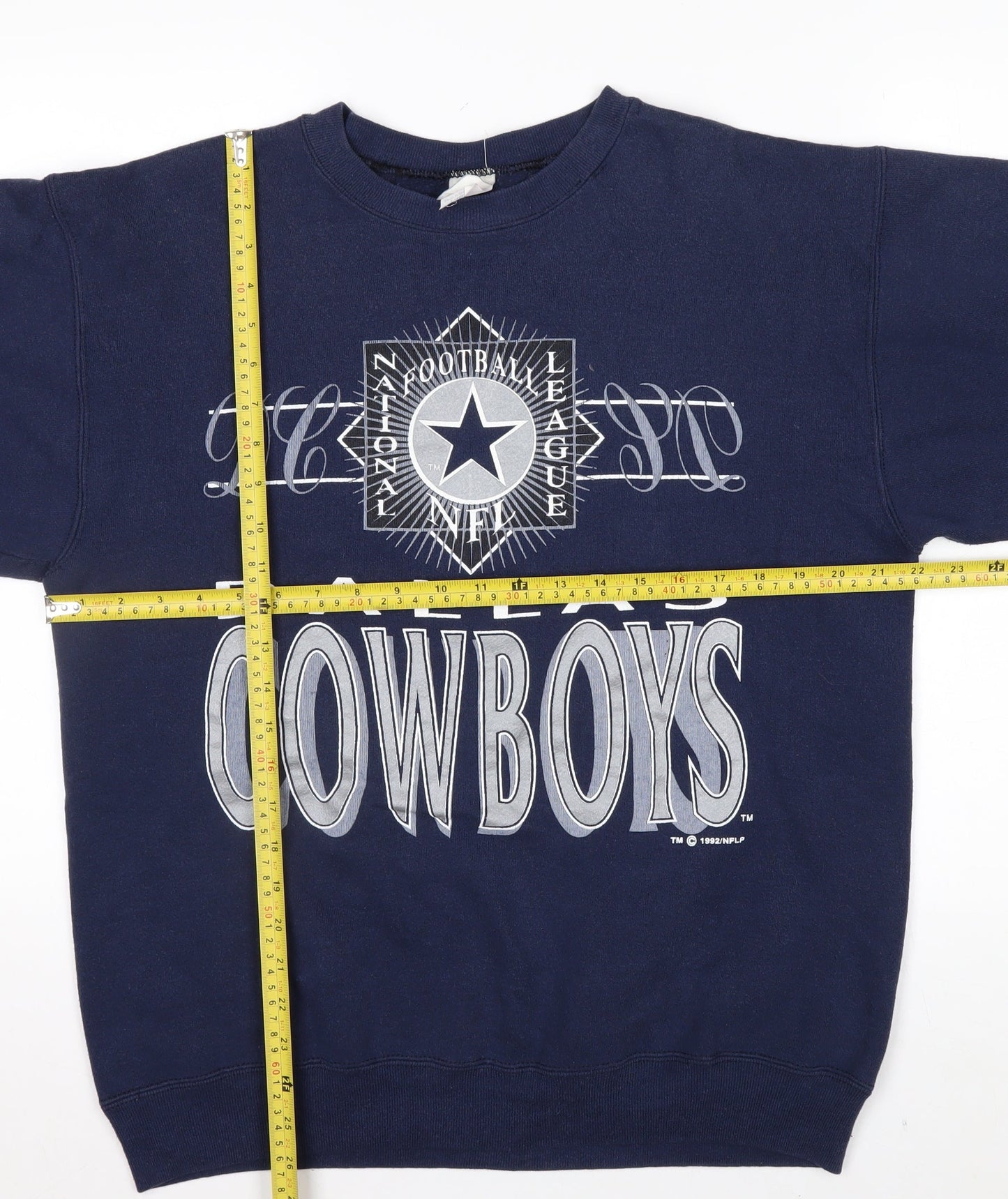Sweatsher Men’s Blue Dallas Cowboys Vintage Logo Pullover Sweatshirt L