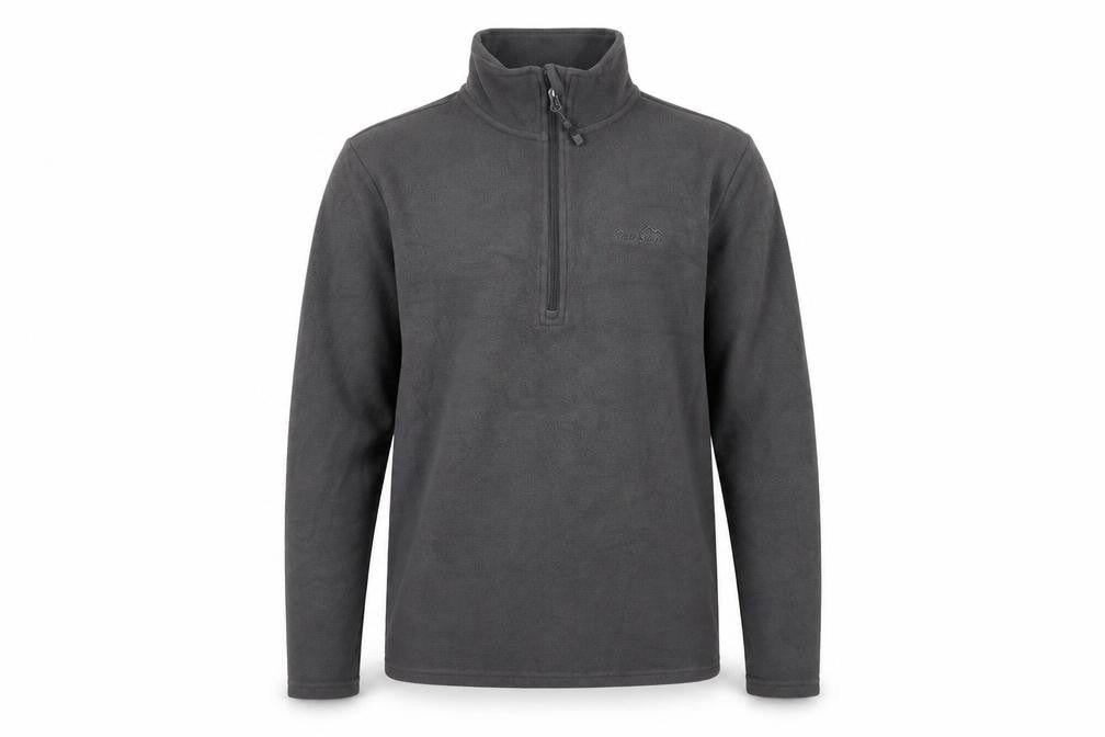 Peter Storm Men's Grey XS Fleece 1/4 Zip Pullover Sweatshirt