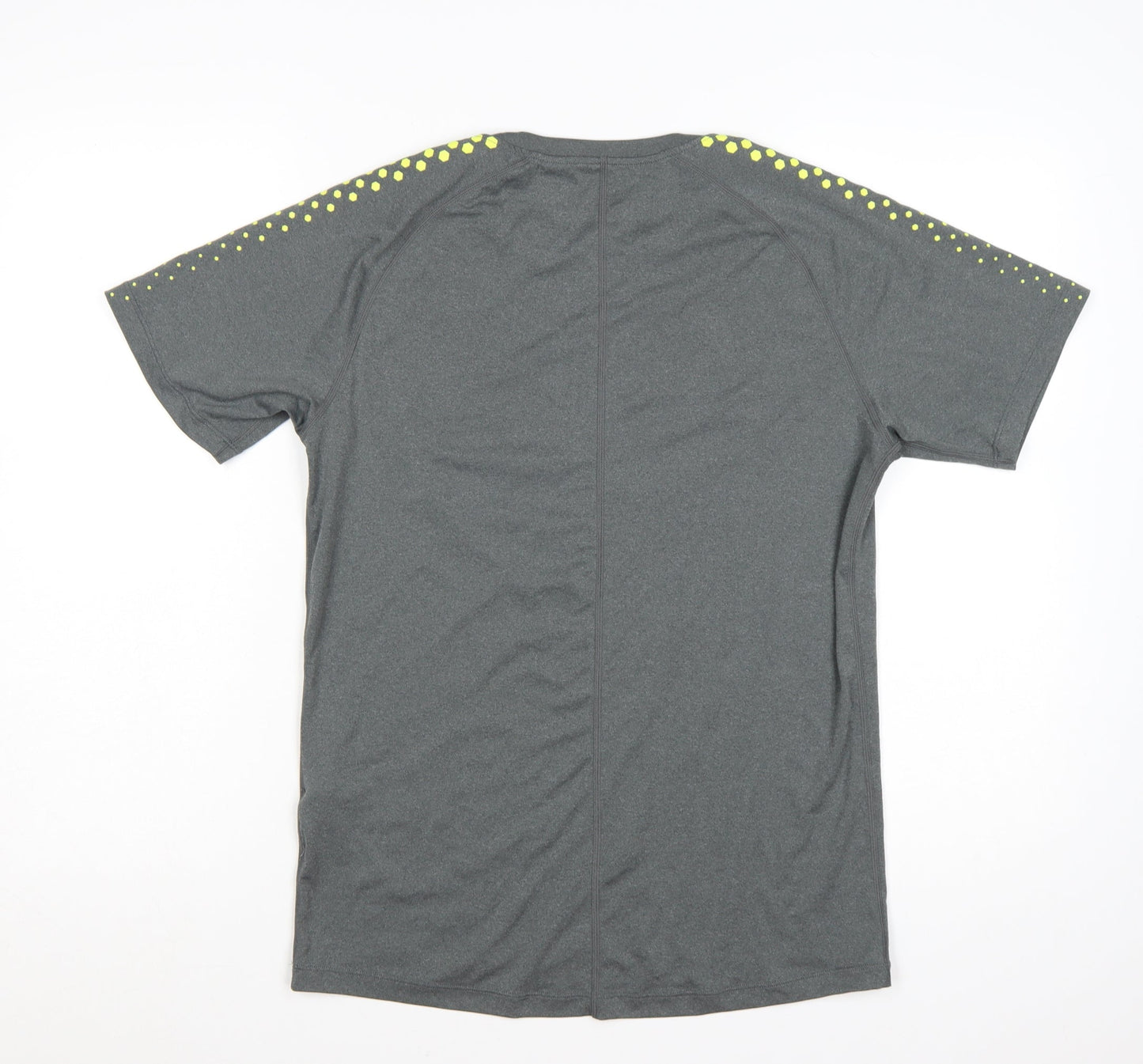 Asics Men's Grey Athletic Running T-Shirt Size M Short Sleeve