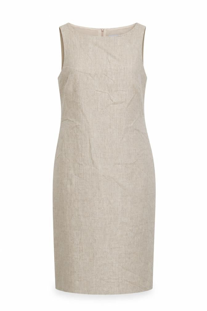 Marks & Spencer Women Beige Size 18 Sheath Knee Length Dress