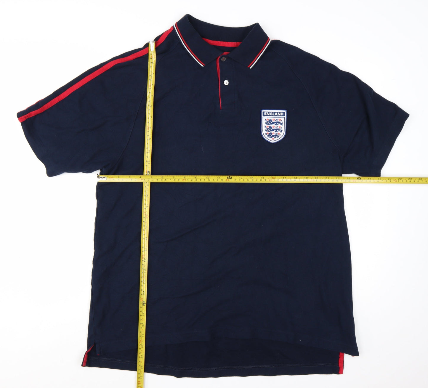 Marks and Spencer Mens Blue England Football Polo Shirt XL