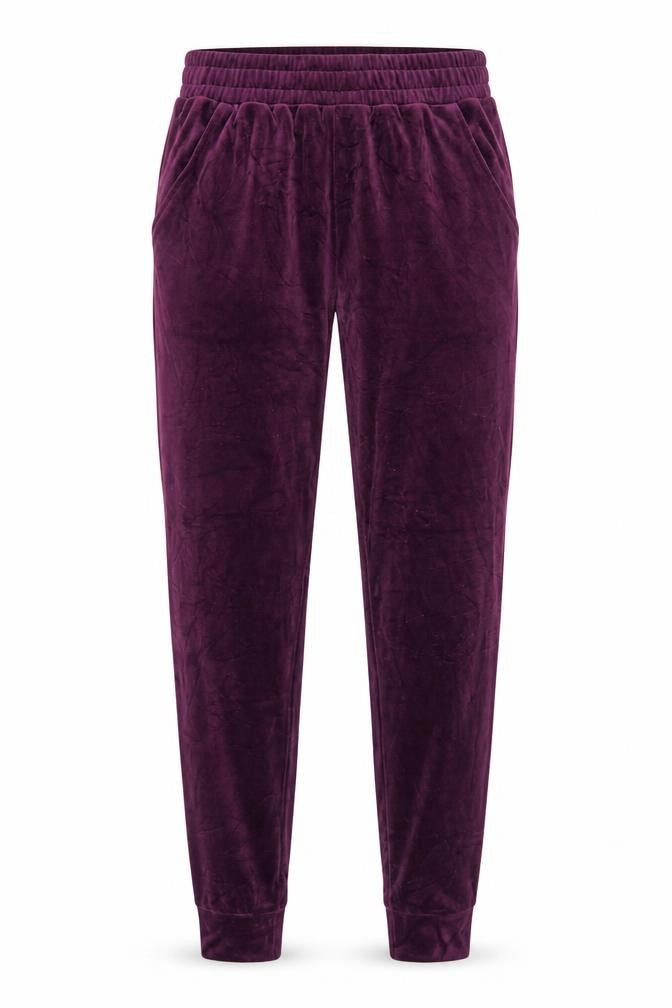 Beloved Women’s Purple Velour Jogger Trousers Size S