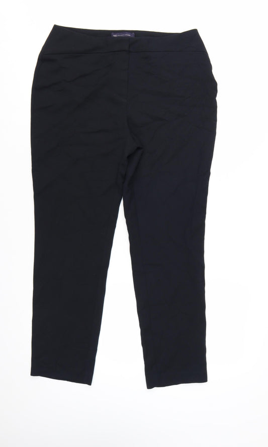 Marks and Spencer Women’s Black Size 12 Petite Ankle Trousers