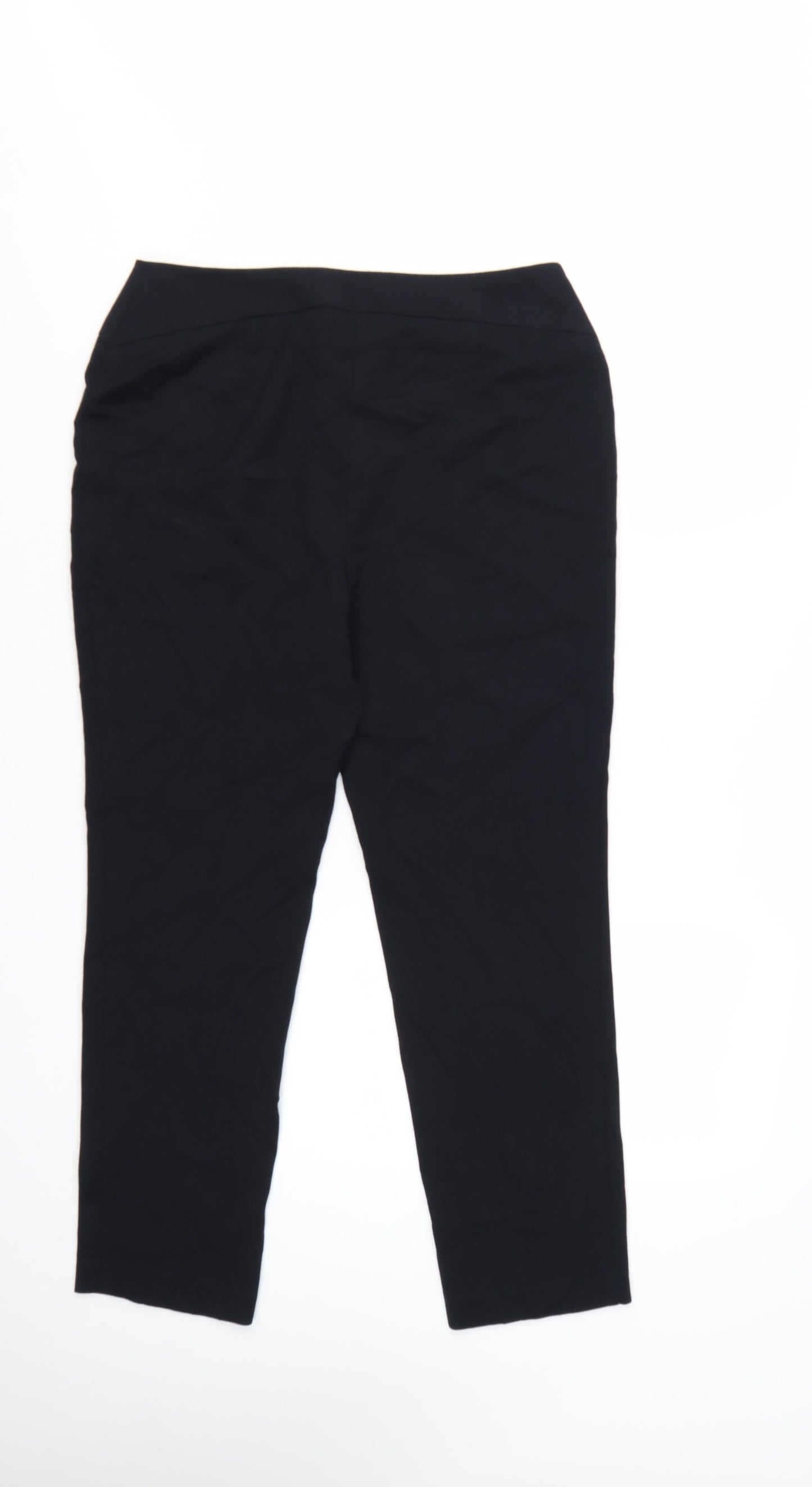 Marks and Spencer Women’s Black Size 12 Petite Ankle Trousers