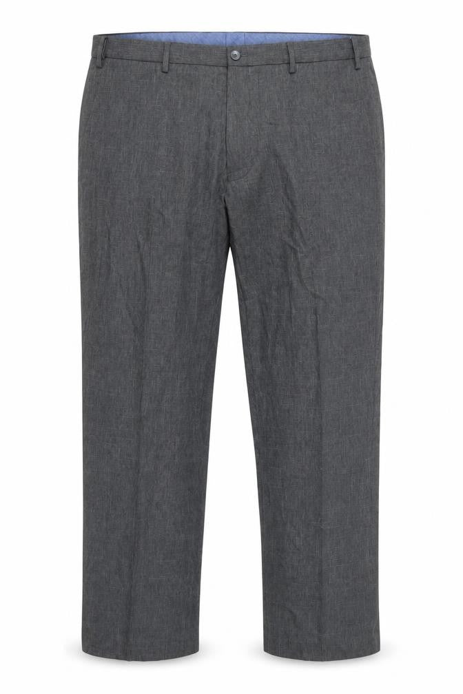 Marks & Spencer Men's Grey Regular Fit Trousers 42L