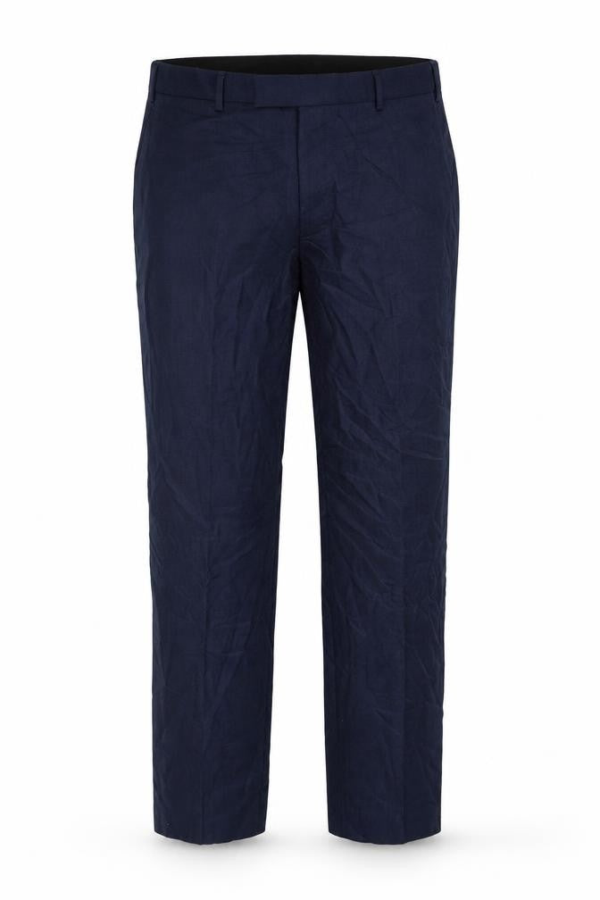Marks & Spencer Women's Blue 36 Regular Straight Leg Trousers