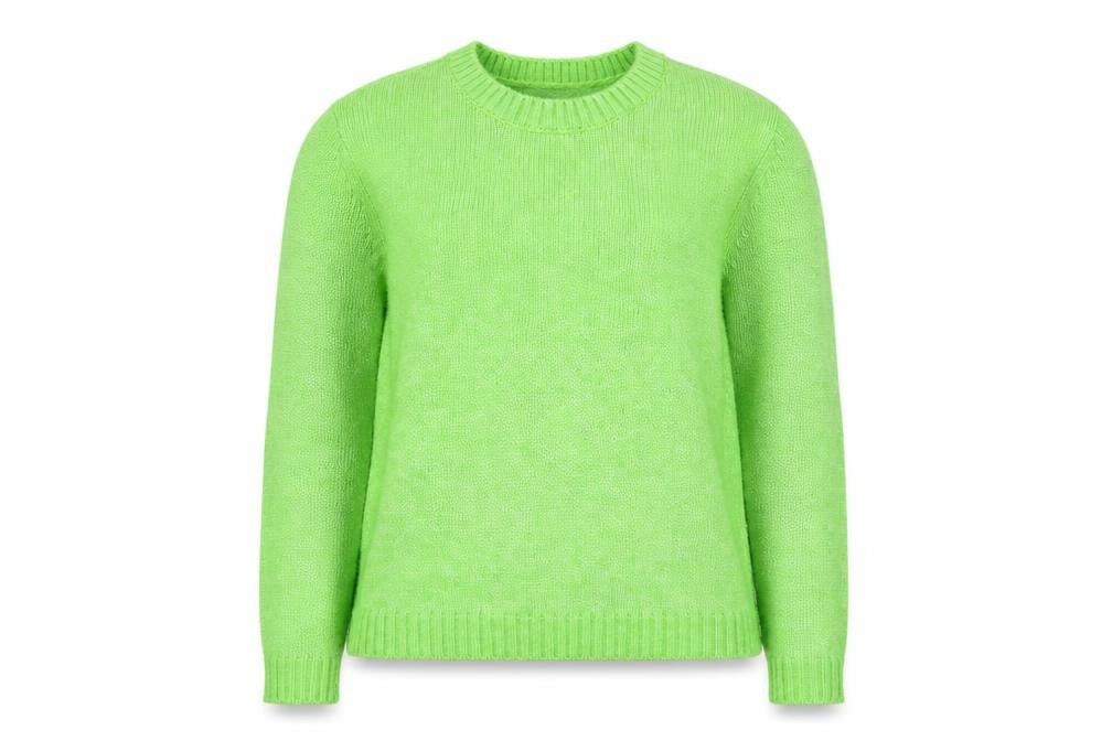 JDY Women's Green Crew Neck Knit Pullover Jumper Size 2XL