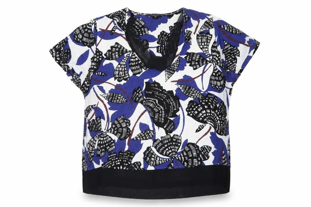 Marks & Spencer Womens Multicoloured Floral Tunic Blouse Size 24
