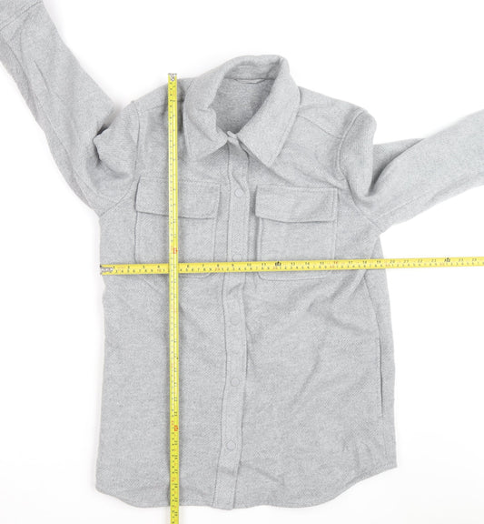 Marks and Spencer Men’s Grey Flannel Lined Button Jacket Size 10