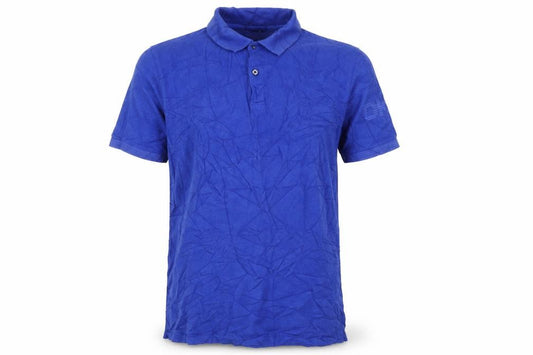 DKNY Men's Blue Cotton Polo Shirt Size S Classic Fit