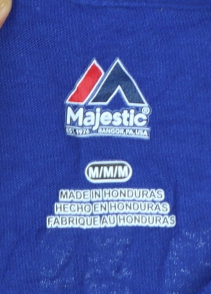Majestic Men's Blue Toronto Blue Jays Graphic T-Shirt Size M