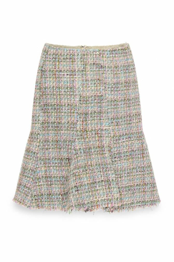 Jigsaw Women Multicoloured Tweed A-Line Wool Skirt Size 10