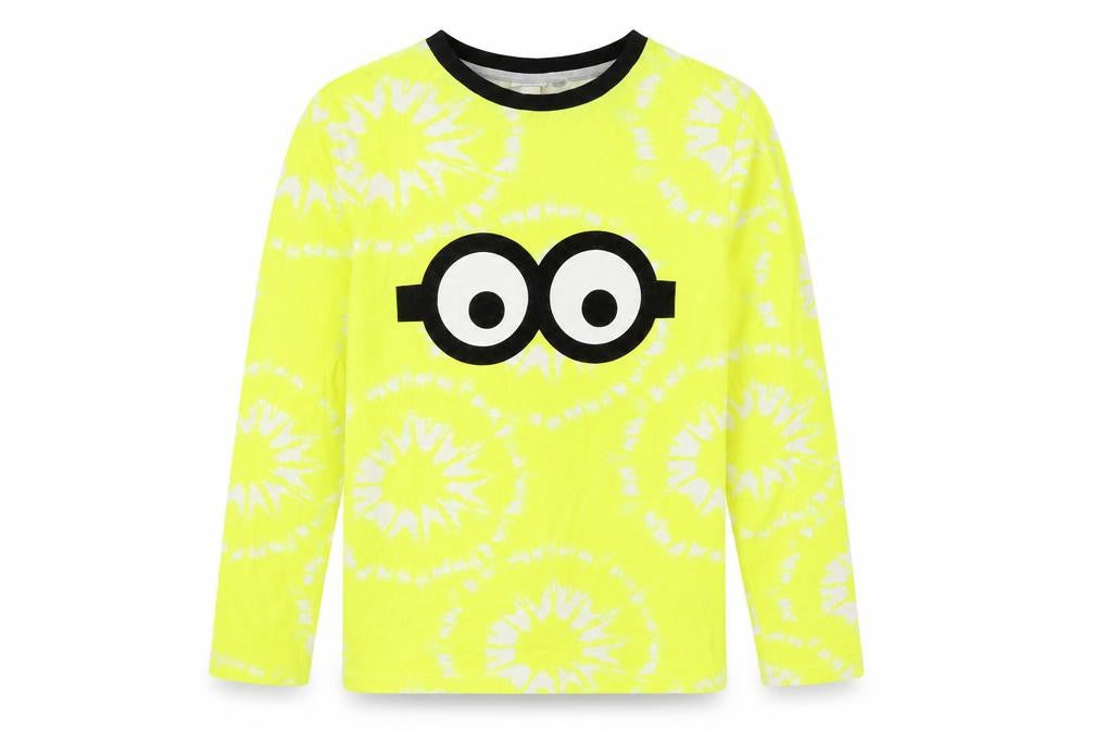Next Minions Boys Yellow Long Sleeve T-Shirt 12 Years Tie Dye Cotton