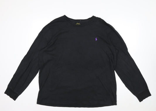 Ralph Lauren Men’s Black Long Sleeve Cotton Shirt XL