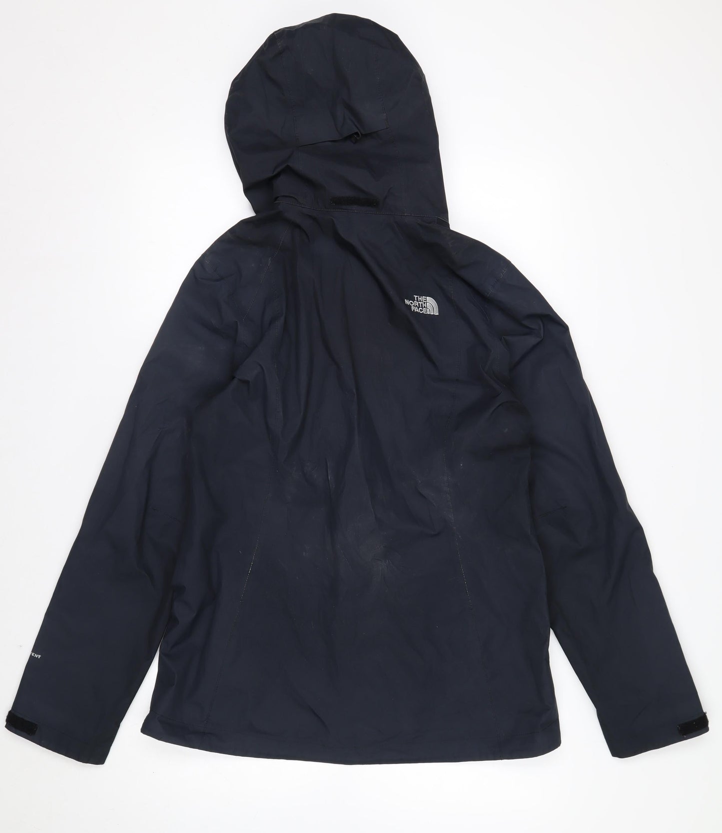 The North Face Womens Black Waterproof Hooded Rain Jacket Size M