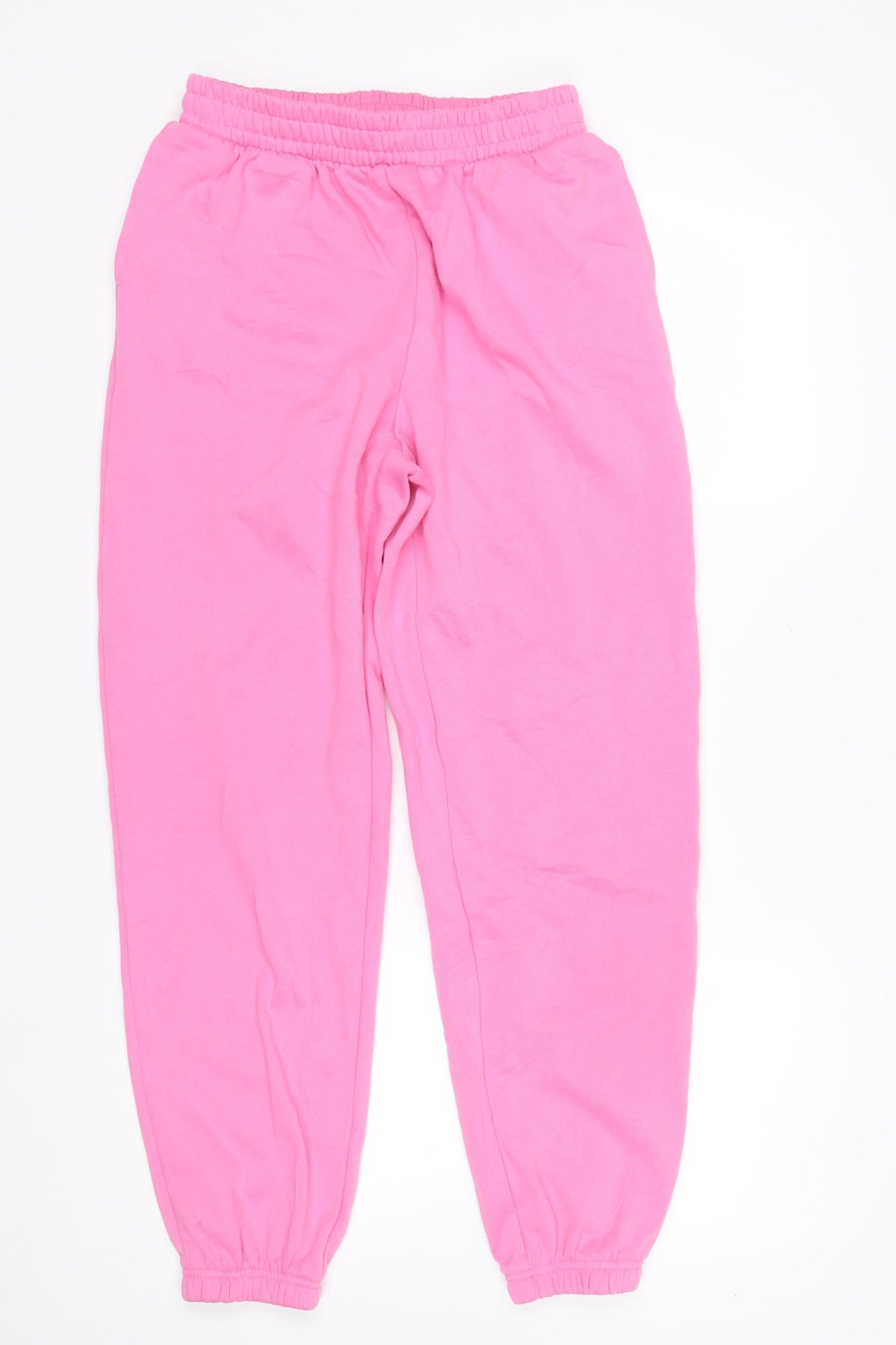 New Look Womens Pink Jogger Sweatpants Size 12 Cotton Blend