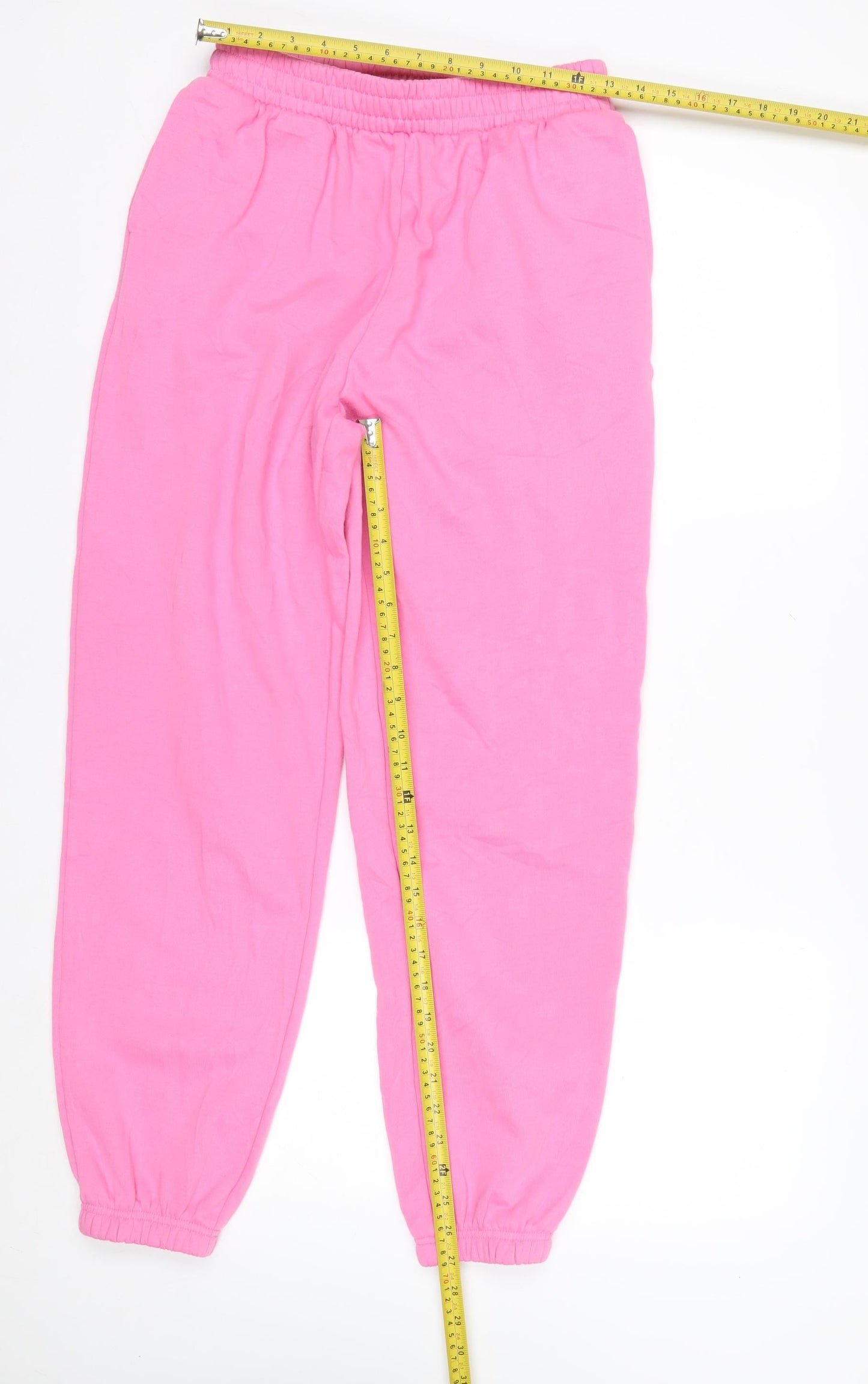 New Look Womens Pink Jogger Sweatpants Size 12 Cotton Blend