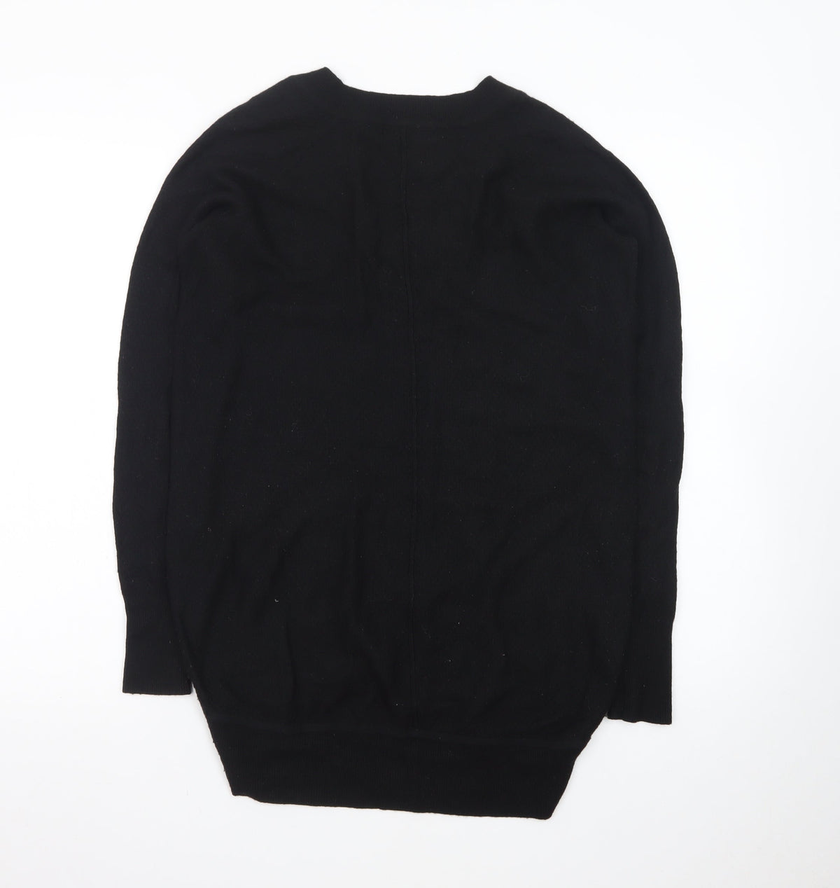Karen Millen Women's Black XS V-Neck Knit Pullover Jumper