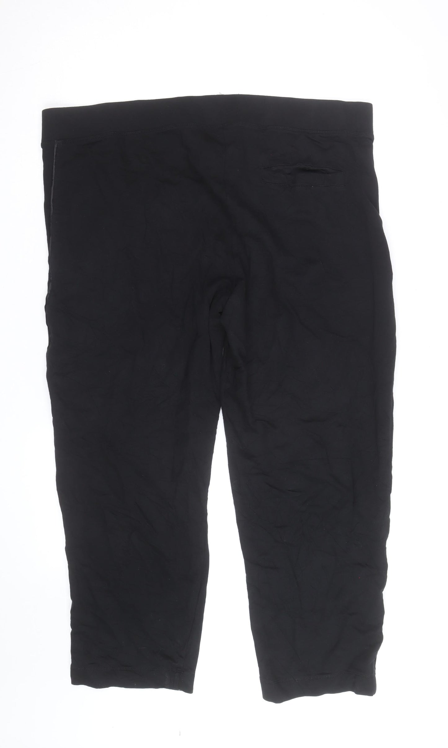 Marks and Spencer Women’s Black Cropped Stretch Trousers Size 22