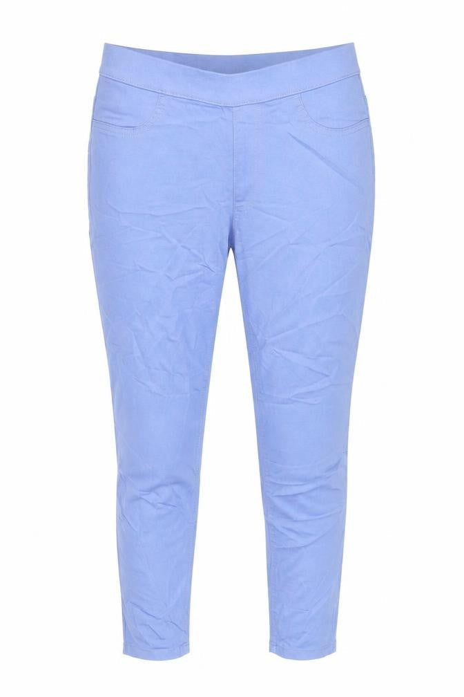 Marks & Spencer Womens Blue Size 12 Slim Jegging Stretch Trousers