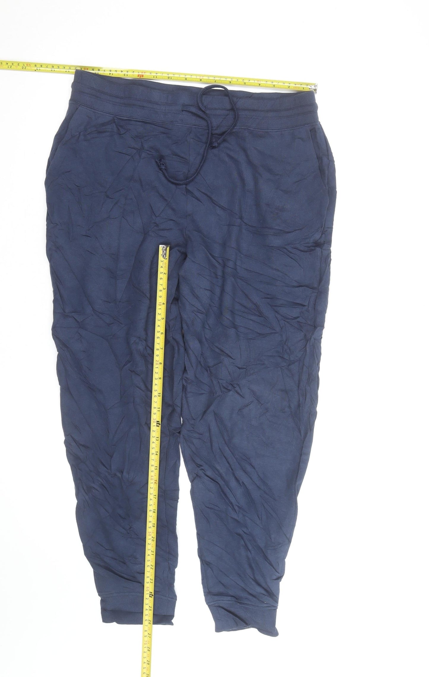 Marks and Spencer Women’s Blue Jersey Jogger Trousers Size 16