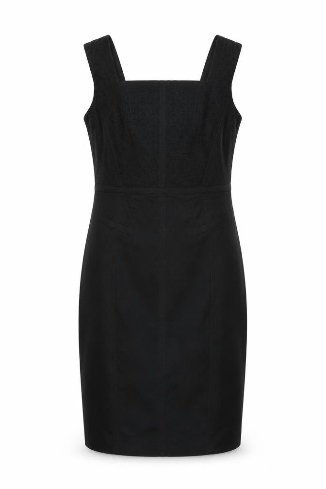 Marks and Spencer Women’s Black Cotton Sheath Dress UK 16