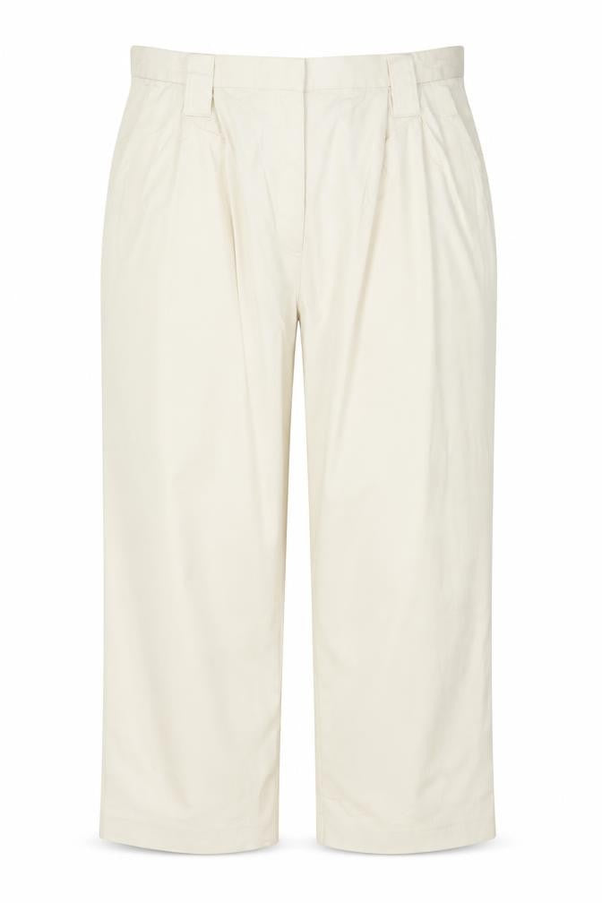 Marks & Spencer Women Beige Size 22 Regular Pleated Trousers