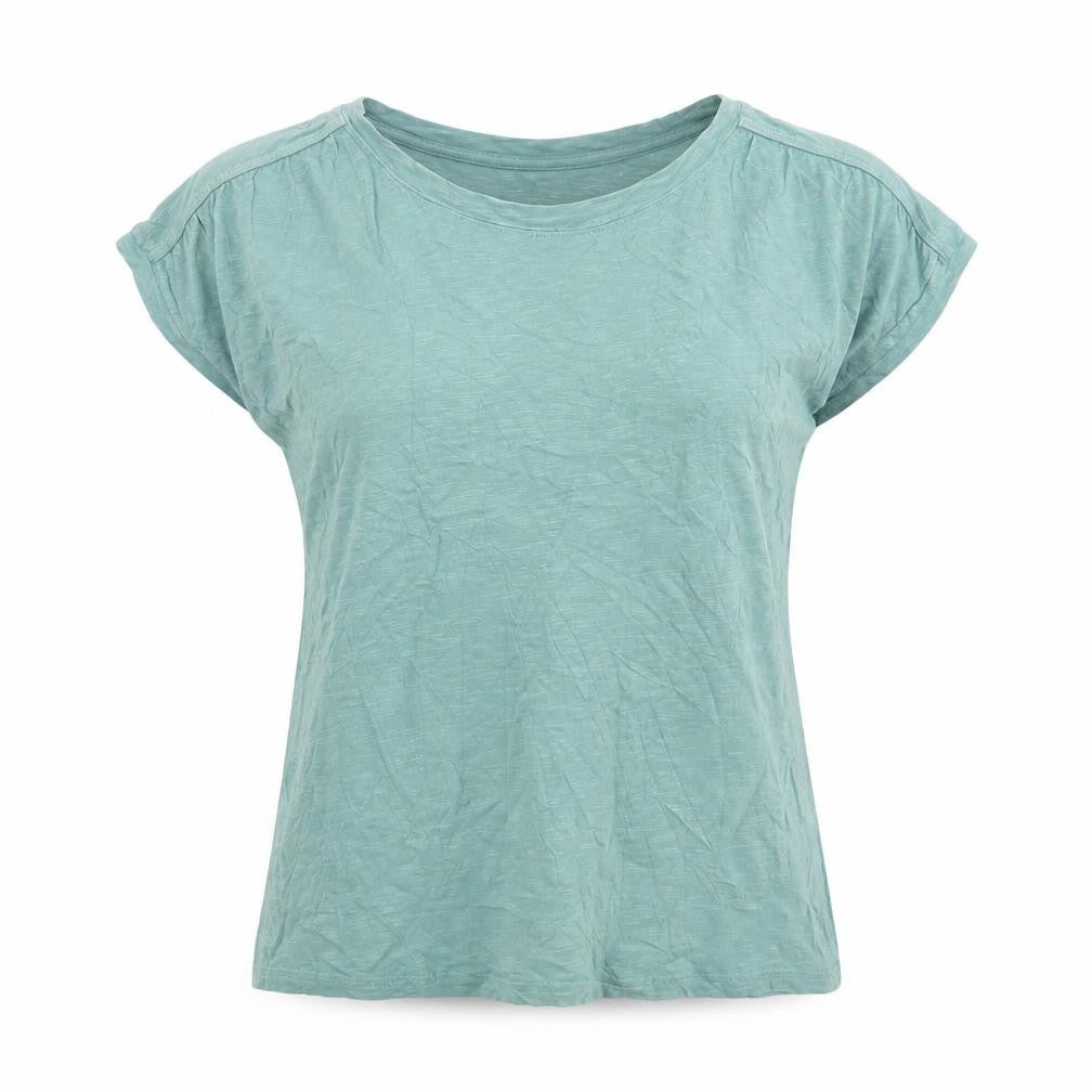 Marks & Spencer Per Una Women's Green Cotton T-Shirt Size 8