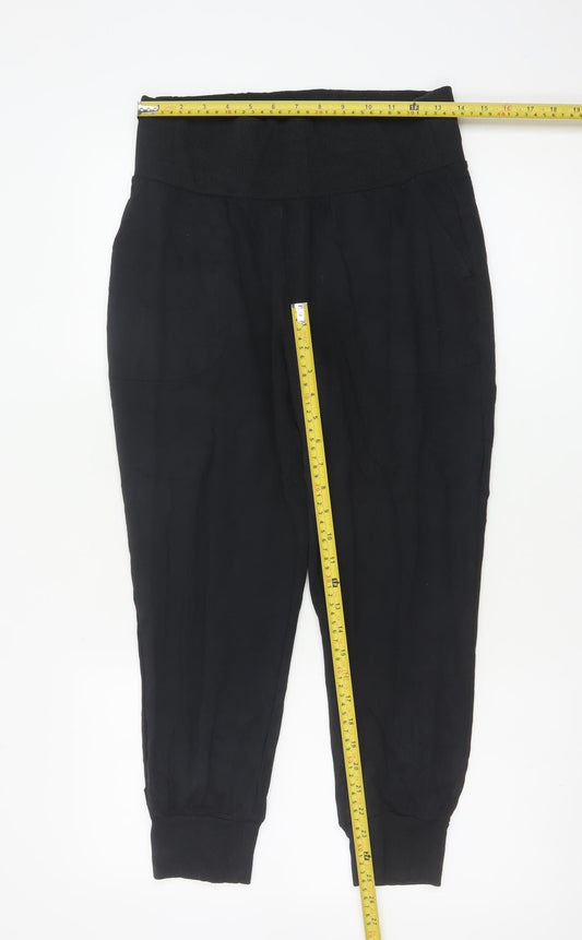 Nike Womens Black Dri-FIT Jogger Trousers M Regular Fit