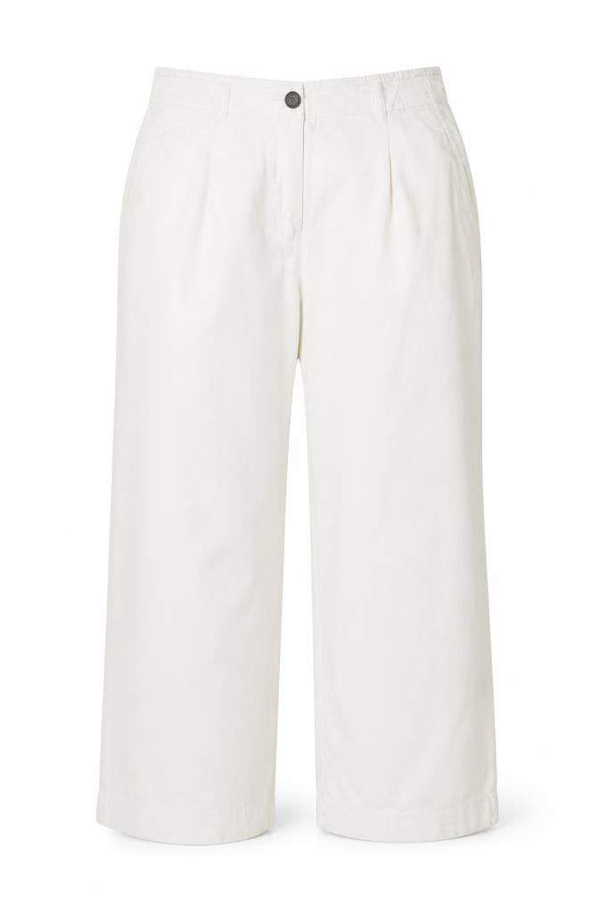 Marks & Spencer Women’s Ivory Chino Trousers Size 20 Regular