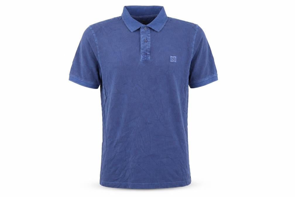 Marks & Spencer Men's Blue Regular Fit Cotton Polo Shirt M
