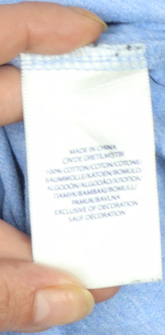 Ralph Lauren Mens Blue XXL Pima Cotton Polo Shirt Classic Fit