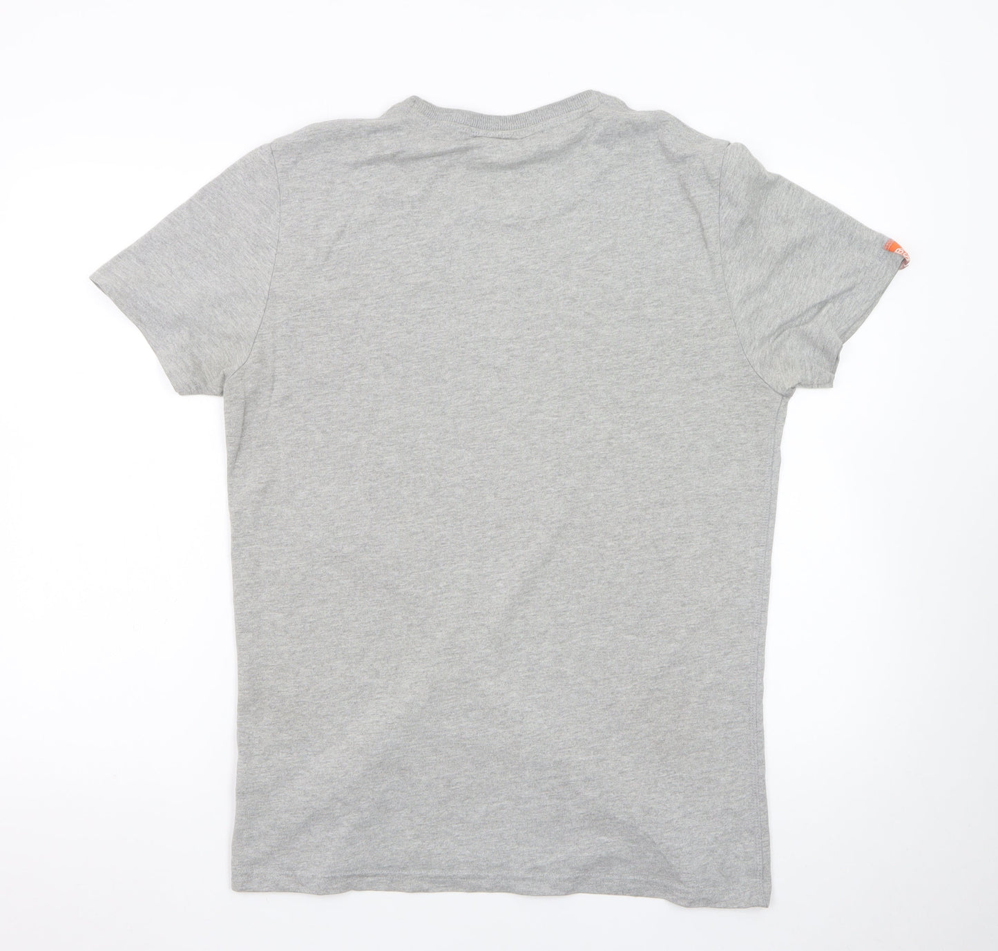 Superdry Men's Grey Graphic Print Crew Neck T-Shirt Size L