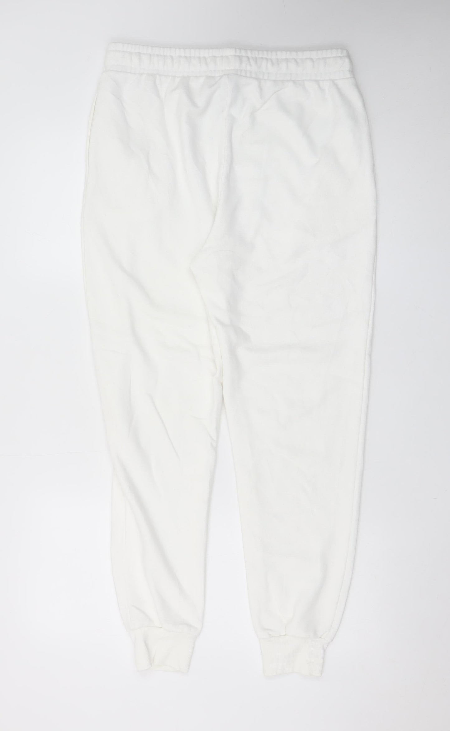 Nobody's Child Womens White Size 12 Jogger Sweatpants