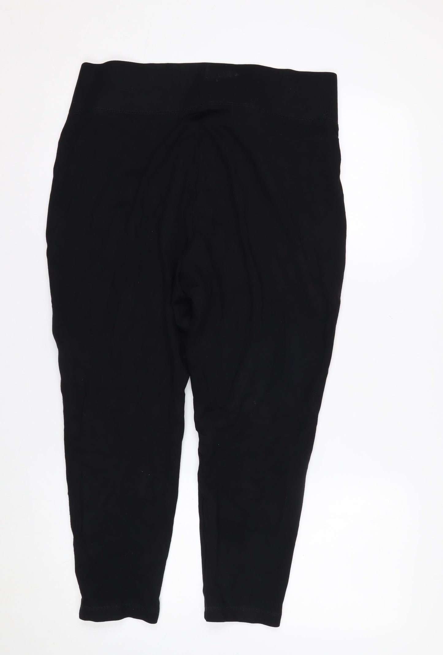 Marks and Spencer Women Black Size 20 Leggings Comfortable Stretch Viscose Blend