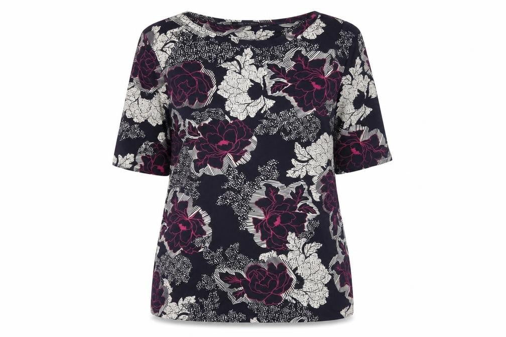 Marks & Spencer Women’s Multicoloured Floral Cotton Blouse Size 18