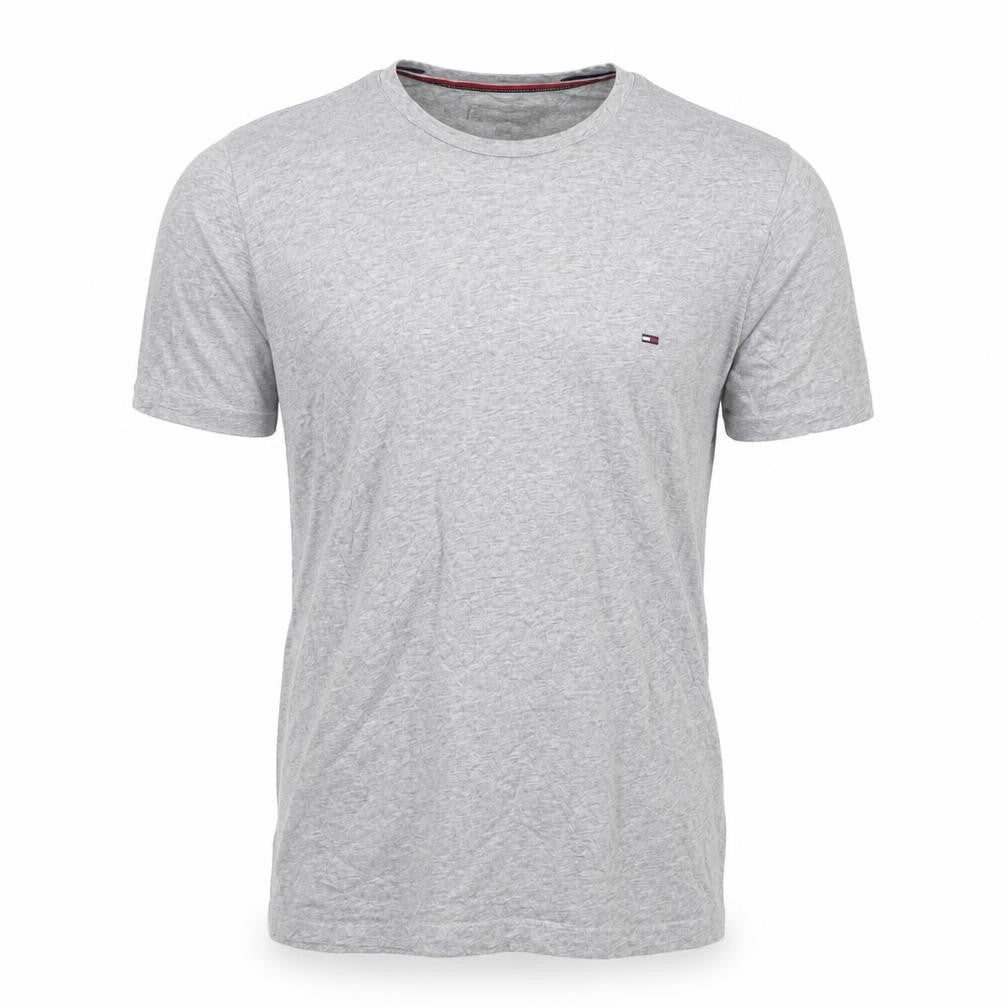Tommy Hilfiger Men's Grey Crew Neck Cotton T-Shirt Size M
