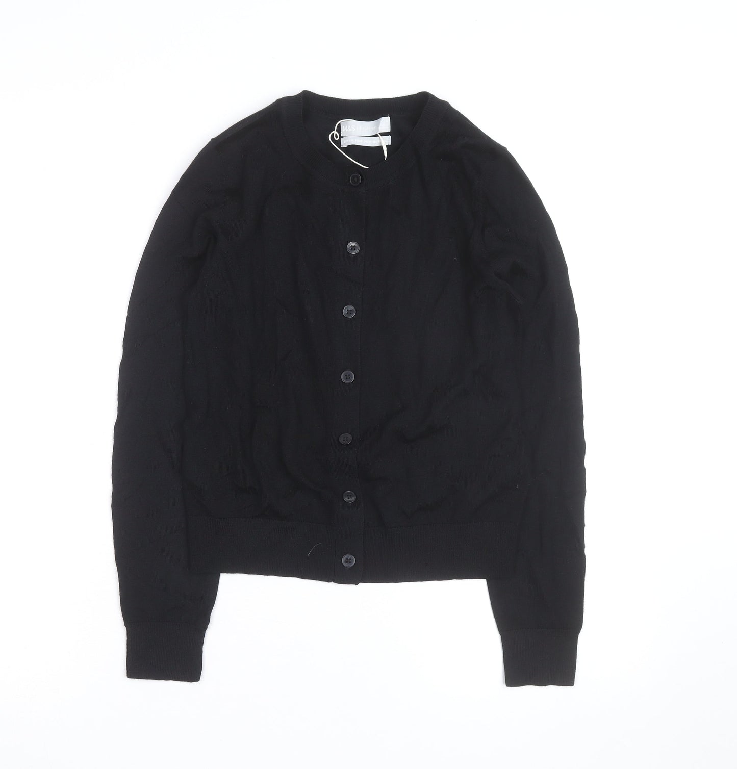 Marks and Spencer Women’s Black Merino Wool Cardigan M