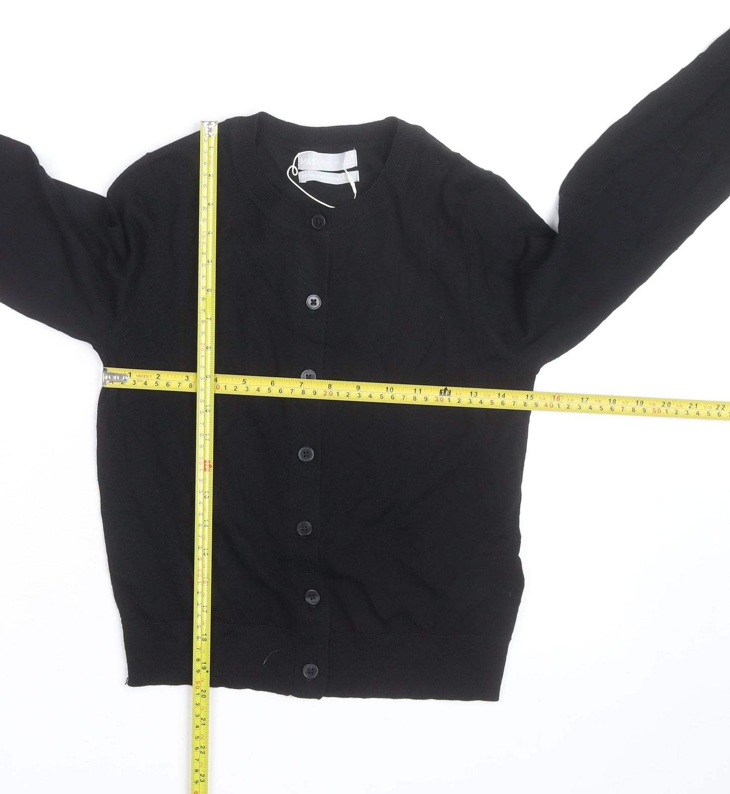 Marks and Spencer Women’s Black Merino Wool Cardigan M