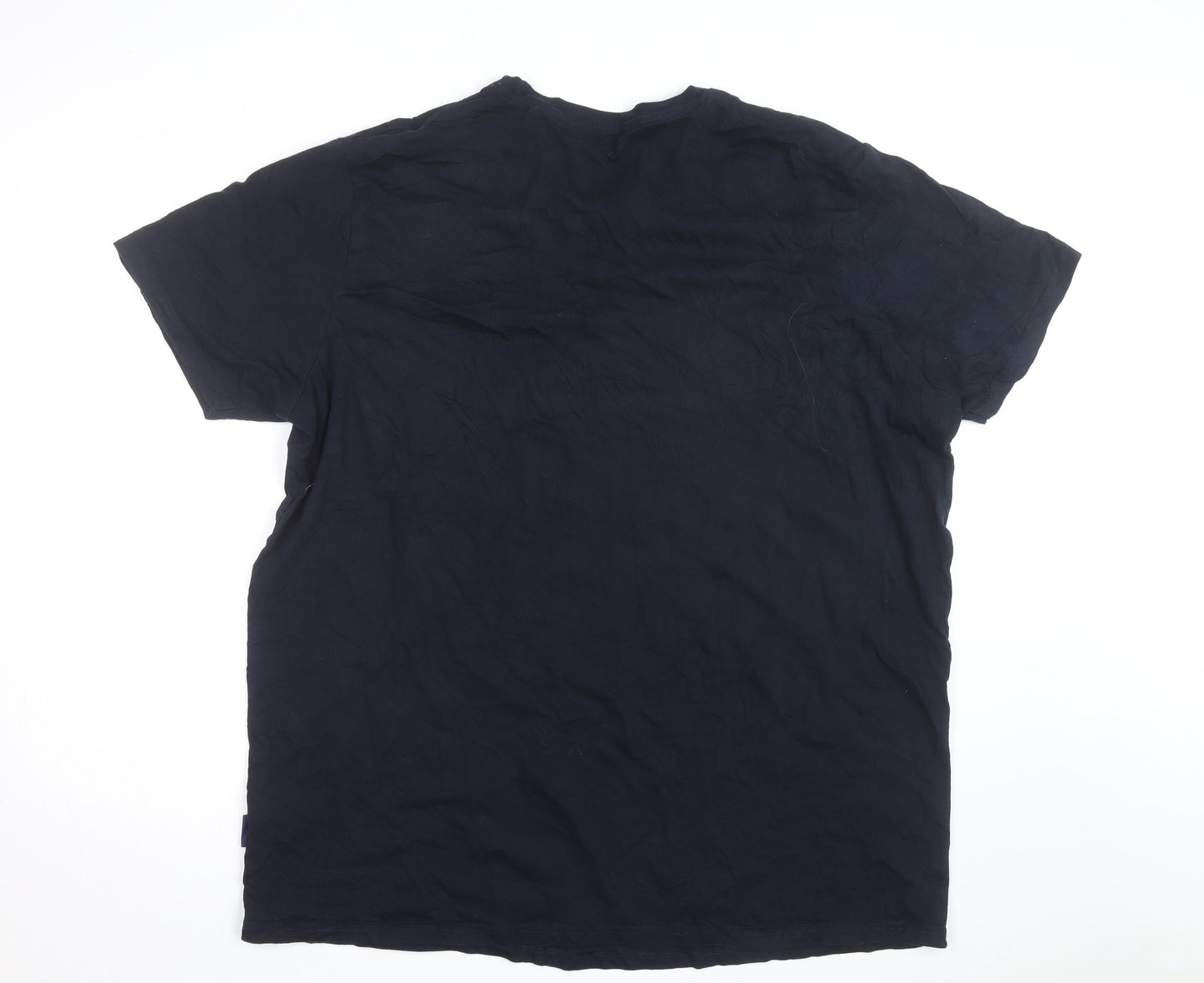 BadRhino Men’s Black 3XL Crew Neck Cotton T-Shirt
