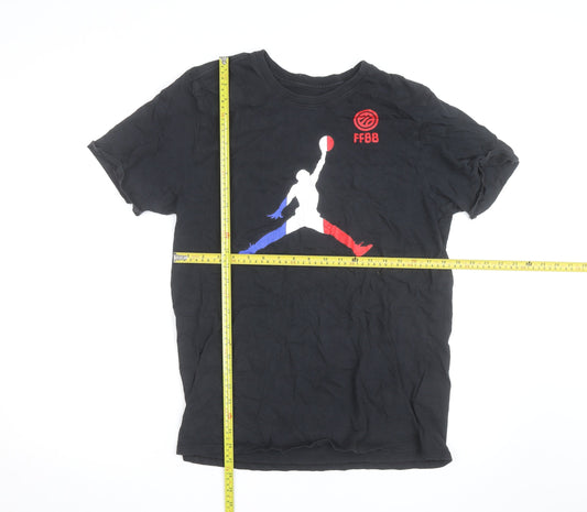 Nike Men's Black FFBB Jumpman Graphic T-Shirt Size L