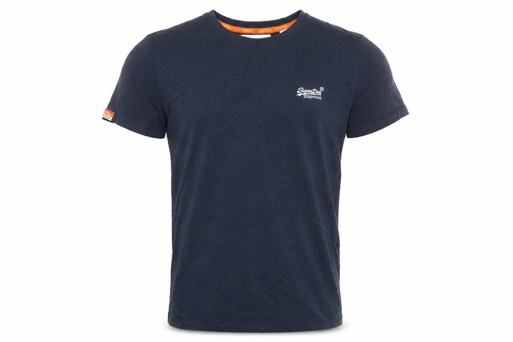 Superdry Men's Navy Blue Vintage Logo T-Shirt Size S Cotton