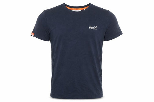 Superdry Men's Navy Blue Vintage Logo T-Shirt Size S Cotton