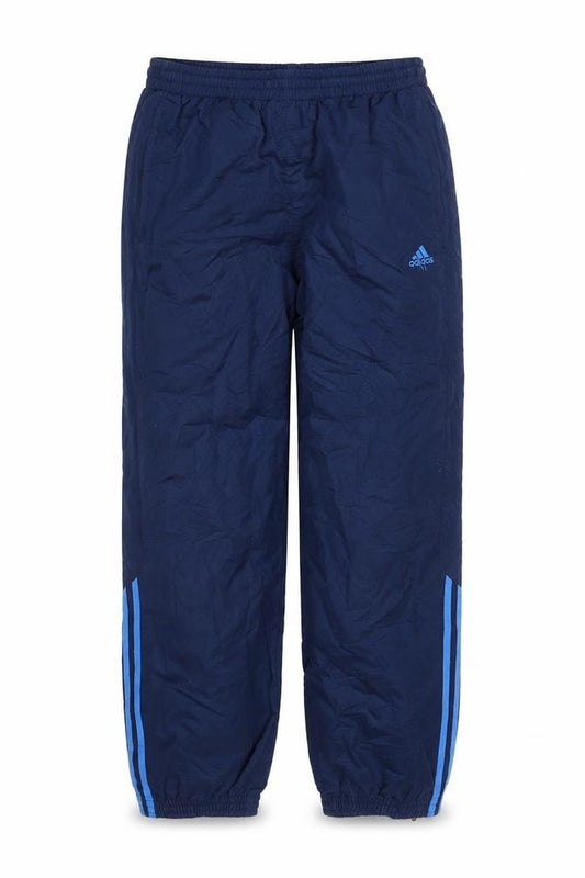 Adidas Boys Blue Track Pants 10 Years Regular Fit Activewear Trousers