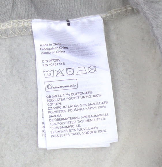 H&M Men’s Beige Relaxed Fit Sweat Shorts L Cotton Blend