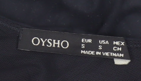 OYSHO Women’s Black Stretch Tank Top Size S Basic Jersey