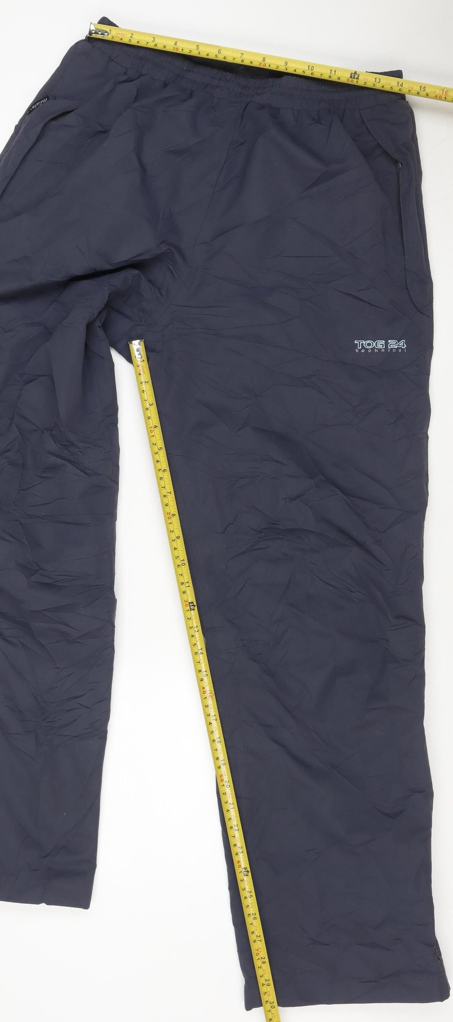TOG24 Women's Blue Waterproof Breathable Rain Trousers Size 14/16