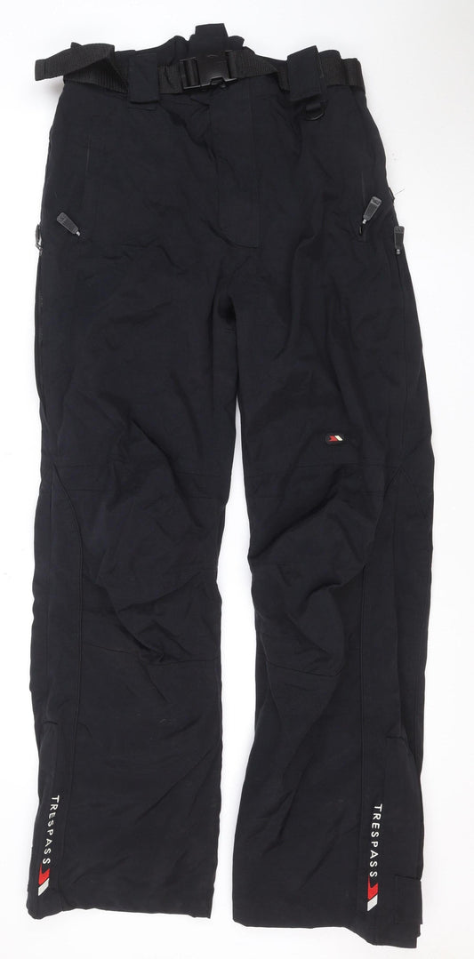 Trespass Womens Black Waterproof Insulated Snow Pants Size M